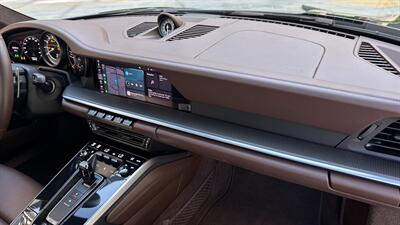 2021 Porsche 911 Turbo S Paint-to-Sample Oak Green with Club Leather in Truffle Brown, Front Axle Lift, Full PPF - Photo 71 - Tarzana, CA 91356