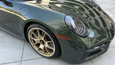 2021 Porsche 911 Turbo S Paint-to-Sample Oak Green with Club Leather in Truffle Brown, Front Axle Lift, Full PPF - Photo 54 - Tarzana, CA 91356