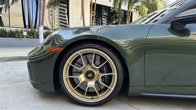 2021 Porsche 911 Turbo S Paint-to-Sample Oak Green with Club Leather in Truffle Brown, Front Axle Lift, Full PPF - Photo 13 - Tarzana, CA 91356