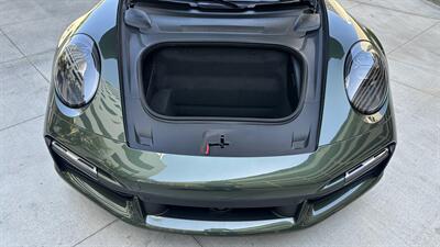 2021 Porsche 911 Turbo S Paint-to-Sample Oak Green with Club Leather in Truffle Brown, Front Axle Lift, Full PPF - Photo 110 - Tarzana, CA 91356