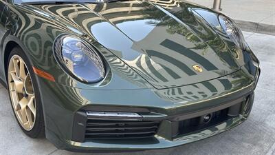 2021 Porsche 911 Turbo S Paint-to-Sample Oak Green with Club Leather in Truffle Brown, Front Axle Lift, Full PPF - Photo 96 - Tarzana, CA 91356
