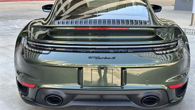 2021 Porsche 911 Turbo S Paint-to-Sample Oak Green with Club Leather in Truffle Brown, Front Axle Lift, Full PPF - Photo 113 - Tarzana, CA 91356