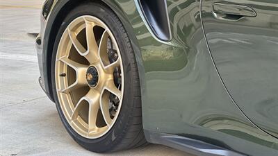 2021 Porsche 911 Turbo S Paint-to-Sample Oak Green with Club Leather in Truffle Brown, Front Axle Lift, Full PPF - Photo 92 - Tarzana, CA 91356