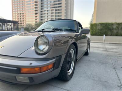 1986 Porsche 911 Carrera  in Meteor Gray Metallic and Black All-Leather Interior California Car - Photo 46 - Tarzana, CA 91356