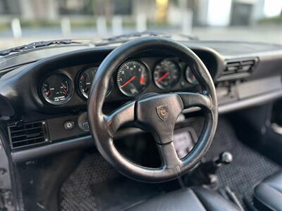 1986 Porsche 911 Carrera  in Meteor Gray Metallic and Black All-Leather Interior California Car - Photo 64 - Tarzana, CA 91356