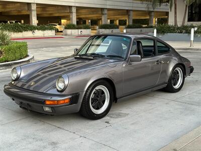 1986 Porsche 911 Carrera  in Meteor Gray Metallic and Black All-Leather Interior California Car - Photo 2 - Tarzana, CA 91356