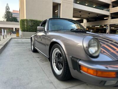 1986 Porsche 911 Carrera  in Meteor Gray Metallic and Black All-Leather Interior California Car - Photo 47 - Tarzana, CA 91356