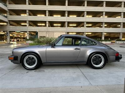 1986 Porsche 911 Carrera  in Meteor Gray Metallic and Black All-Leather Interior California Car - Photo 3 - Tarzana, CA 91356