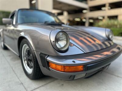 1986 Porsche 911 Carrera  in Meteor Gray Metallic and Black All-Leather Interior California Car - Photo 42 - Tarzana, CA 91356