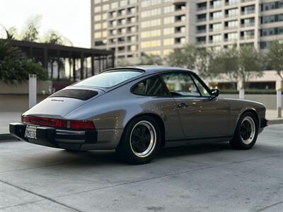 1986 Porsche 911 Carrera  in Meteor Gray Metallic and Black All-Leather Interior California Car - Photo 10 - Tarzana, CA 91356