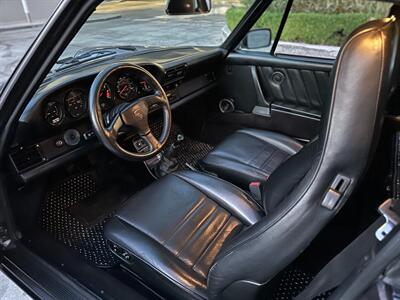 1986 Porsche 911 Carrera  in Meteor Gray Metallic and Black All-Leather Interior California Car - Photo 19 - Tarzana, CA 91356