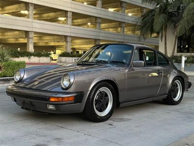 1986 Porsche 911 Carrera  in Meteor Gray Metallic and Black All-Leather Interior California Car - Photo 37 - Tarzana, CA 91356