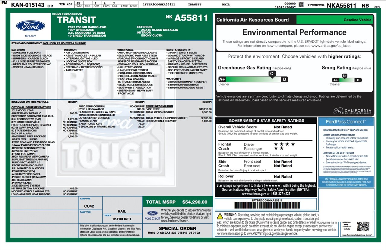 2022 Ford Transit 250 AWD SOLAR ROOF - BUILD YOUR DREAM CAMPER   - Photo 19 - Portland, OR 97211