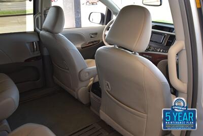 2013 Toyota Sienna LIMITED NAV BK/CAM LTHR DVD LADY OWN HWY MILES   - Photo 36 - Stafford, TX 77477