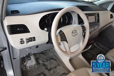 2013 Toyota Sienna LIMITED NAV BK/CAM LTHR DVD LADY OWN HWY MILES   - Photo 29 - Stafford, TX 77477
