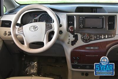 2013 Toyota Sienna LIMITED NAV BK/CAM LTHR DVD LADY OWN HWY MILES   - Photo 25 - Stafford, TX 77477
