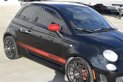 2013 FIAT 500 ABARTH EDITION 5SPD MANUAL RED/BLK LTHR INT NICE   - Photo 6 - Stafford, TX 77477