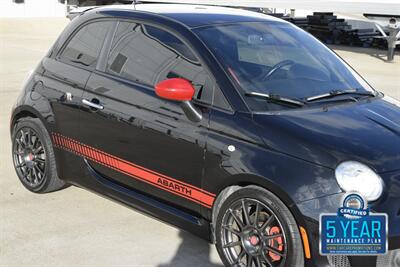 2013 FIAT 500 ABARTH EDITION 5SPD MANUAL RED/BLK LTHR INT NICE   - Photo 6 - Stafford, TX 77477