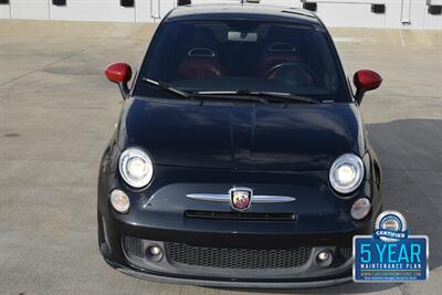 2013 FIAT 500 ABARTH EDITION 5SPD MANUAL RED/BLK LTHR INT NICE   - Photo 2 - Stafford, TX 77477