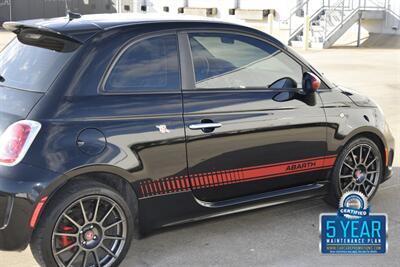 2013 FIAT 500 ABARTH EDITION 5SPD MANUAL RED/BLK LTHR INT NICE   - Photo 17 - Stafford, TX 77477