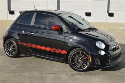 2013 FIAT 500 ABARTH EDITION 5SPD MANUAL RED/BLK LTHR INT NICE   - Photo 22 - Stafford, TX 77477