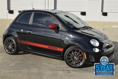 2013 FIAT 500 ABARTH EDITION 5SPD MANUAL RED/BLK LTHR INT NICE   - Photo 22 - Stafford, TX 77477