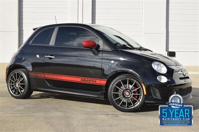 2013 FIAT 500 ABARTH EDITION 5SPD MANUAL RED/BLK LTHR INT NICE   - Photo 1 - Stafford, TX 77477