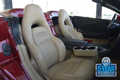 2002 Chevrolet Corvette CONVERTIBLE AUTOMATIC BEST COLOR COMBO CLEAN   - Photo 28 - Stafford, TX 77477