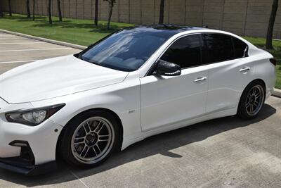 2018 INFINITI Q50 3.0T LUXE NAV BK/CAM CUSTOM LTHR BODY KIT NICE   - Photo 7 - Stafford, TX 77477