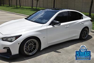 2018 INFINITI Q50 3.0T LUXE NAV BK/CAM CUSTOM LTHR BODY KIT NICE   - Photo 7 - Stafford, TX 77477
