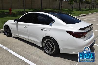 2018 INFINITI Q50 3.0T LUXE NAV BK/CAM CUSTOM LTHR BODY KIT NICE   - Photo 13 - Stafford, TX 77477