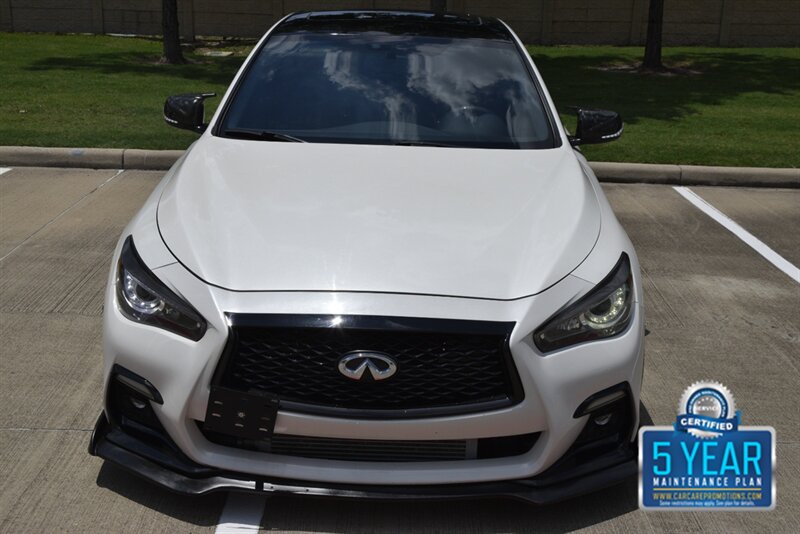 2018 INFINITI Q50 3.0T LUXE NAV BK/CAM CUSTOM LTHR BODY KIT NICE  