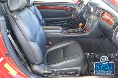 2002 Lexus SC 430 CONVERTIBLE NAV HTD STS 54K LOW MILES CLEAN   - Photo 30 - Stafford, TX 77477