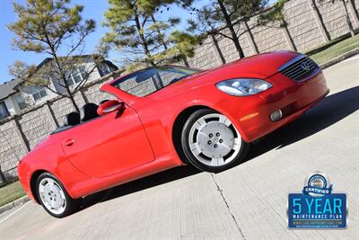 2002 Lexus SC 430 CONVERTIBLE NAV HTD STS 54K LOW MILES CLEAN   - Photo 39 - Stafford, TX 77477