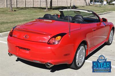 2002 Lexus SC 430 CONVERTIBLE NAV HTD STS 54K LOW MILES CLEAN   - Photo 16 - Stafford, TX 77477