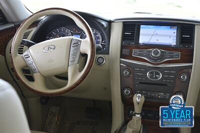 2016 INFINITI QX80 AWD NAV BK/CAM ROOF REAR DVD FRESH TRADE CLEAN   - Photo 23 - Stafford, TX 77477