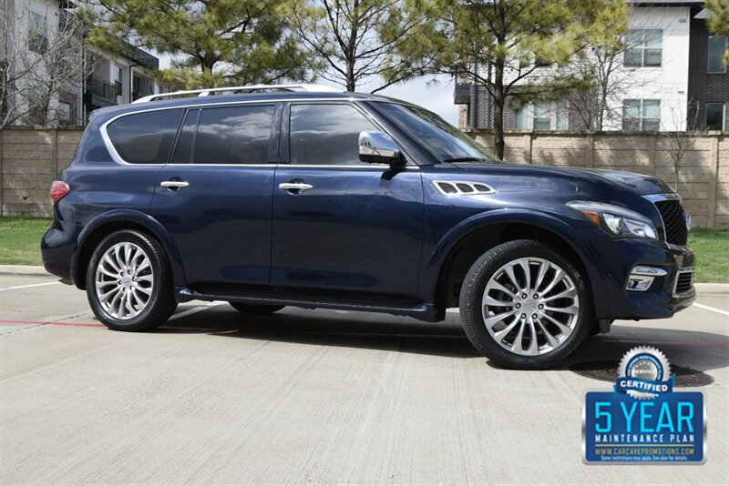 2016 INFINITI QX80 AWD NAV BK/CAM ROOF REAR DVD FRESH TRADE CLEAN  