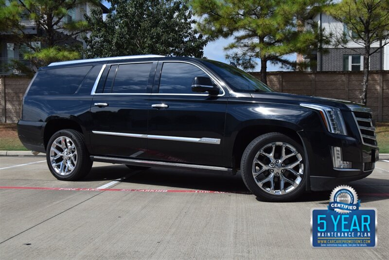 2018 Cadillac Escalade ESV 4X4 PREM NAV BK/CAM S/ROOF HTD/AC STS HWY MILE  