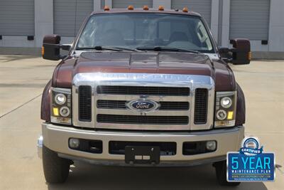 2008 Ford F-450 KING RANCH CREW DIESEL 4X4 TOP LOADED CLEAN   - Photo 2 - Stafford, TX 77477