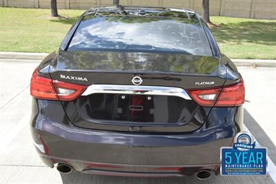 2016 Nissan Maxima PLATINUM EDI NAV ROOF HTD STS FRESH TRADE CLEAN   - Photo 17 - Stafford, TX 77477