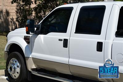 2008 Ford F-450 LARIAT CREW DIESEL 4X4 DUALLY TRUCK 66K LOW MILES   - Photo 20 - Stafford, TX 77477