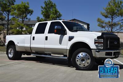 2008 Ford F-450 LARIAT CREW DIESEL 4X4 DUALLY TRUCK 66K LOW MILES   - Photo 24 - Stafford, TX 77477