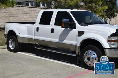 2008 Ford F-450 LARIAT CREW DIESEL 4X4 DUALLY TRUCK 66K LOW MILES   - Photo 6 - Stafford, TX 77477