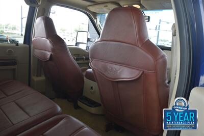 2008 Ford F-250 SUPER DUTY KING RANCH DIESEL 4X4 84K MILE TX TRUCK   - Photo 35 - Stafford, TX 77477