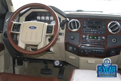 2008 Ford F-350 SUPER DUTY KING RANCH DIESEL DUALLY TRUCK CLEAN   - Photo 23 - Stafford, TX 77477