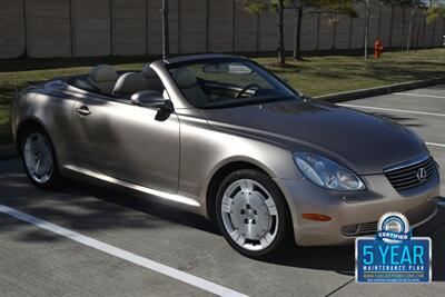 2003 Lexus SC 430 CONVERTIBLE NAV HTD STS HWY MILES CLEAN   - Photo 5 - Stafford, TX 77477