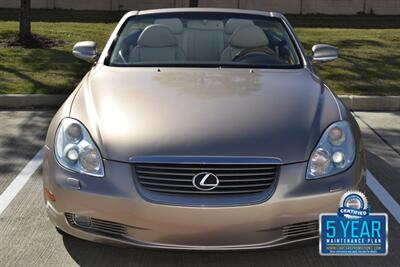 2003 Lexus SC 430 CONVERTIBLE NAV HTD STS HWY MILES CLEAN   - Photo 3 - Stafford, TX 77477