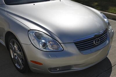 2004 Lexus SC 430 CONVERTIBLE NAV HTD STS 37K LOW MILES CLEAN   - Photo 12 - Stafford, TX 77477