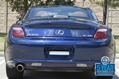 2006 Lexus SC 430 CONVERTIBLE NAV HTD STS LOW MILES CLEAN   - Photo 23 - Stafford, TX 77477