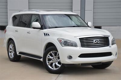 2013 INFINITI QX56 AWD NAV BK/CAM REAR DVD ROOF HTD STS CLEAN   - Photo 2 - Stafford, TX 77477